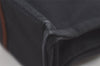 Authentic HERMES Fourre Tout PM Vintage Hand Tote Bag Canvas Navy Blue 8655I