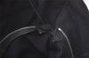 Authentic HERMES Fourre Tout PM Vintage Hand Tote Bag Canvas Navy Blue 8655I