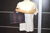 Authentic HERMES Fourre Tout PM Vintage Hand Tote Bag Canvas Navy Blue 8655I