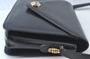 Authentic GUCCI Shoulder Cross Body Bag GG Leather Black 8655J