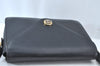 Authentic GUCCI Shoulder Cross Body Bag GG Leather Black 8655J