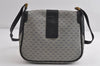 Authentic GUCCI Micro GG PVC Leather Shoulder Crossbody Bag Navy Blue Junk 8657I