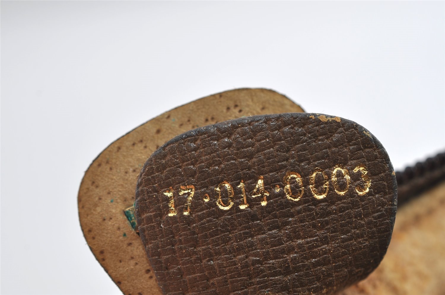 Authentic GUCCI Vintage Clutch Hand Bag Purse GG PVC Leather Brown 8658I