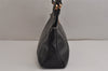 Authentic GUCCI Vintage Hand Tote Bag Purse Leather 124255 Black 8659J