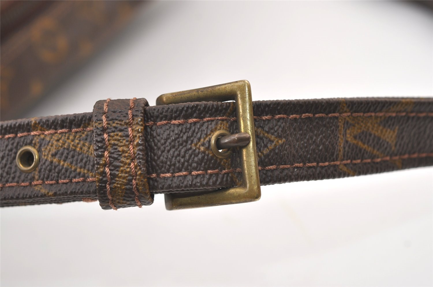 Authentic Louis Vuitton Monogram Marceau Shoulder Cross Body Bag Old Model 8664J