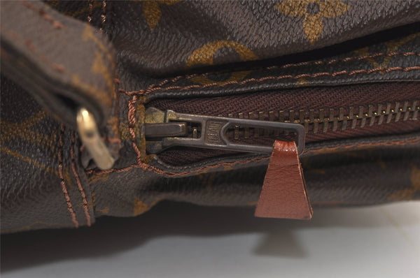 Authentic Louis Vuitton Monogram Marceau Shoulder Cross Body Bag Old Model 8664J