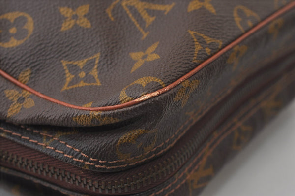 Authentic Louis Vuitton Monogram Marceau Shoulder Cross Body Bag Old Model 8664J