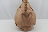 Authentic MIU MIU Vintage Leather 2Way Shoulder Tote Bag Beige 8666I