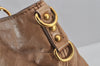 Authentic MIU MIU Vintage Leather 2Way Shoulder Tote Bag Beige 8666I