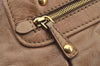 Authentic MIU MIU Vintage Leather 2Way Shoulder Tote Bag Beige 8666I