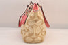 Authentic COACH Signature 2Way Tote Bag Canvas Leather F19203 Beige 8667M