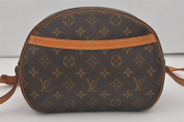 Authentic Louis Vuitton Monogram Blois Shoulder Cross Body Bag M51221 LV 8668I