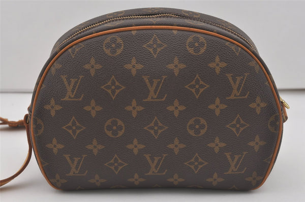 Authentic Louis Vuitton Monogram Blois Shoulder Cross Body Bag M51221 LV 8668I