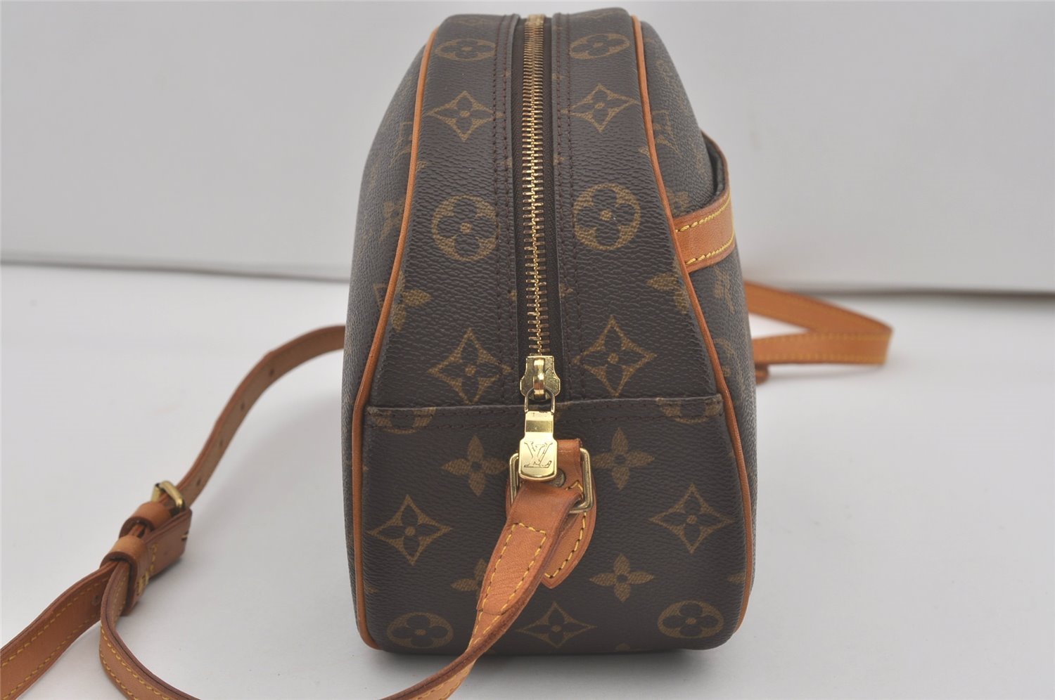 Authentic Louis Vuitton Monogram Blois Shoulder Cross Body Bag M51221 LV 8668I