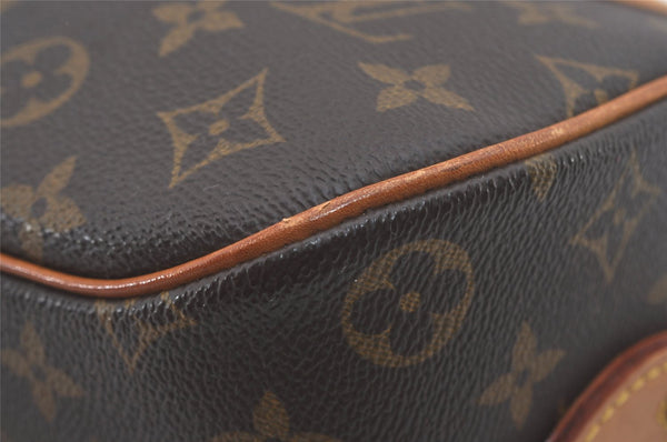 Authentic Louis Vuitton Monogram Blois Shoulder Cross Body Bag M51221 LV 8668I