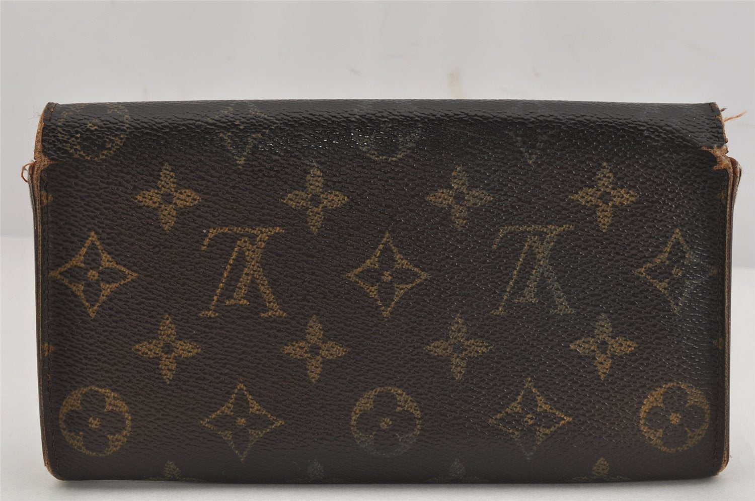 Auth Louis Vuitton Monogram Pochette Porte Monnaie Credit Wallet M61726 LV 8668J