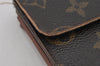 Auth Louis Vuitton Monogram Pochette Porte Monnaie Credit Wallet M61726 LV 8668J