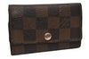 Authentic Louis Vuitton Damier Multicles 6 Key Case Holder N62630 LV 8669J