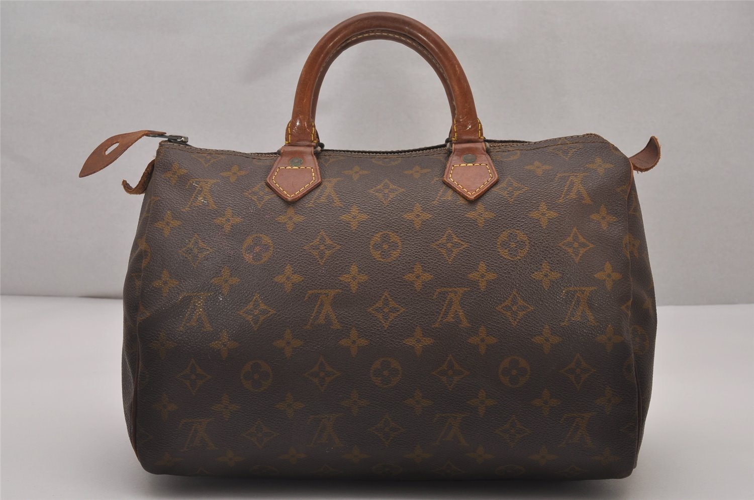 Authentic Louis Vuitton Monogram Speedy 30 Hand Boston Bag Old Model LV 8670I