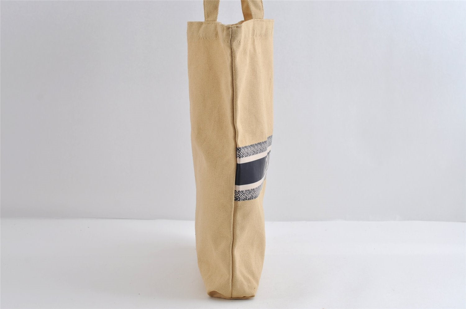 Authentic Christian Dior Vintage Shoulder Tote Bag Canvas Beige CD 8671I