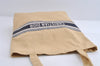 Authentic Christian Dior Vintage Shoulder Tote Bag Canvas Beige CD 8671I