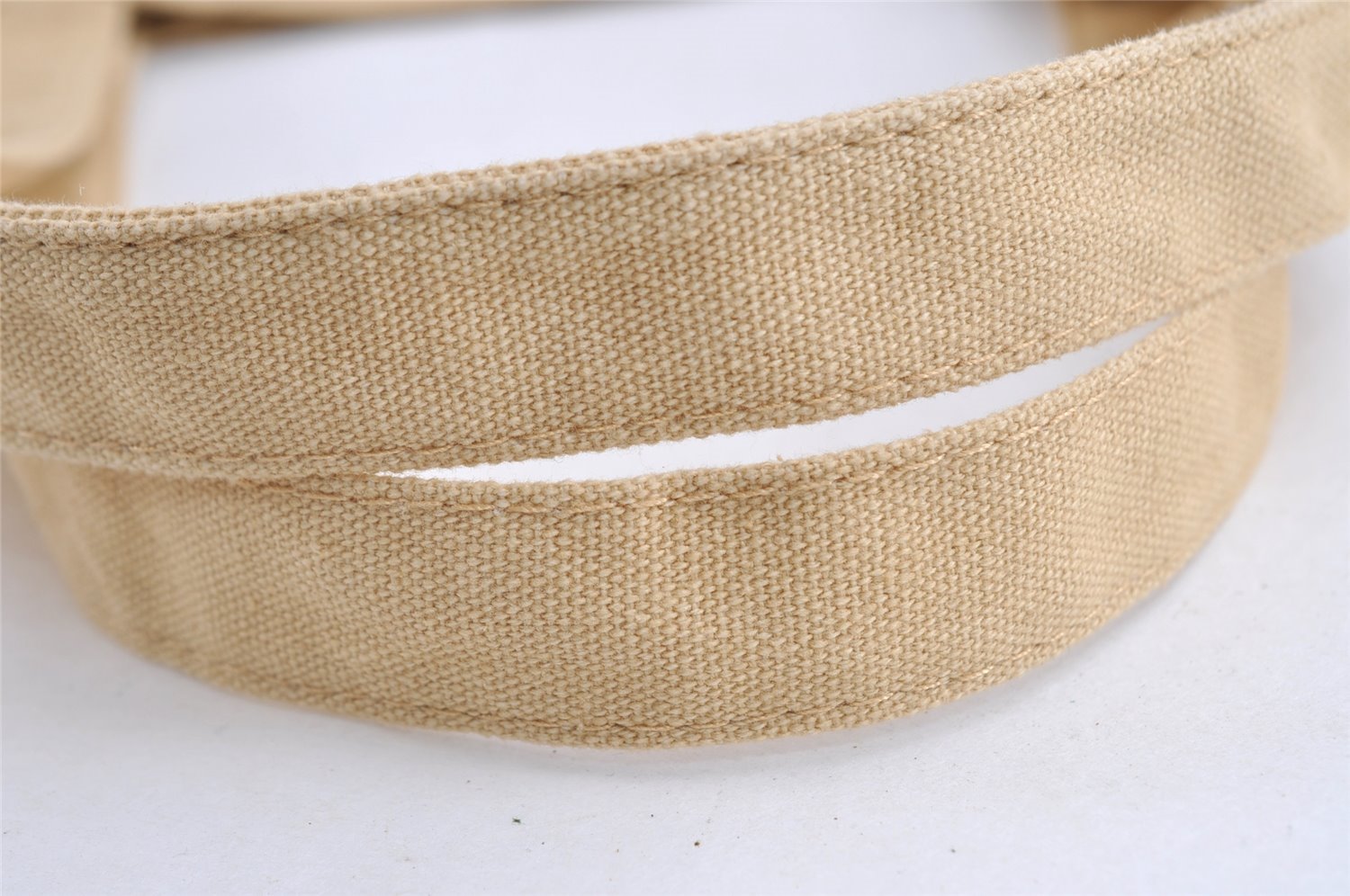 Authentic Christian Dior Vintage Shoulder Tote Bag Canvas Beige CD 8671I