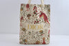 Authentic Christian Dior Tiger Pattern Shoulder Tote Bag Canvas White 8672I