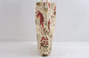 Authentic Christian Dior Tiger Pattern Shoulder Tote Bag Canvas White 8672I