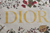 Authentic Christian Dior Tiger Pattern Shoulder Tote Bag Canvas White 8672I