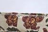 Authentic Christian Dior Tiger Pattern Shoulder Tote Bag Canvas White 8672I