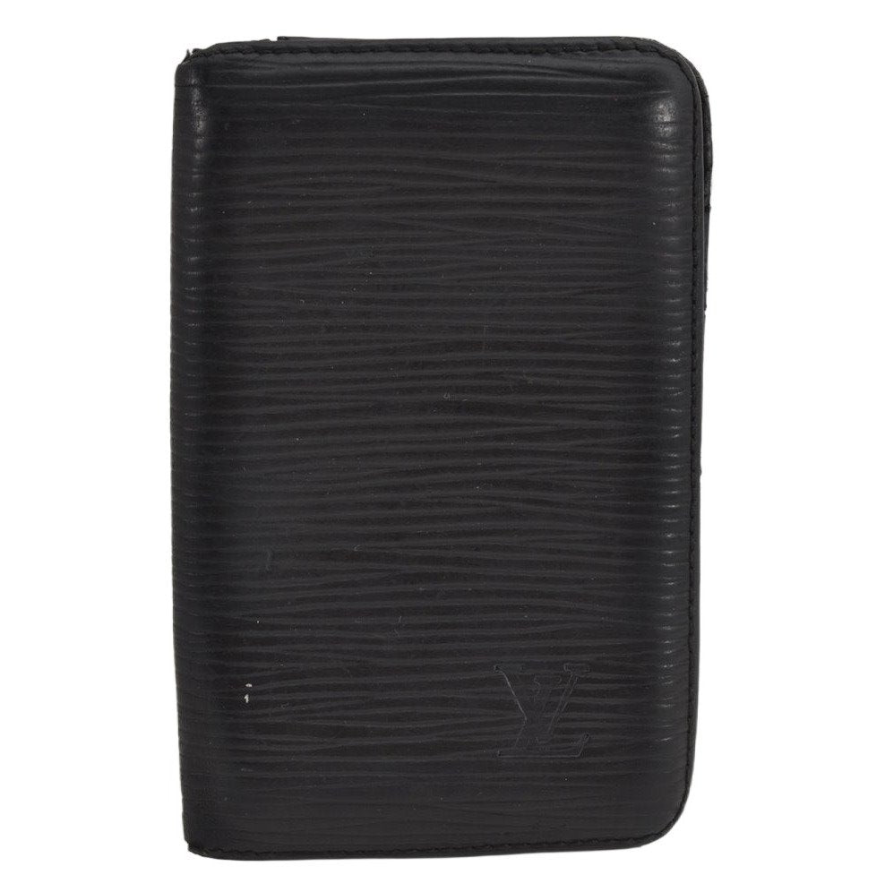 Authentic Louis Vuitton Epi Pochette Cartes Visite Card Case M56572 Black 8672J