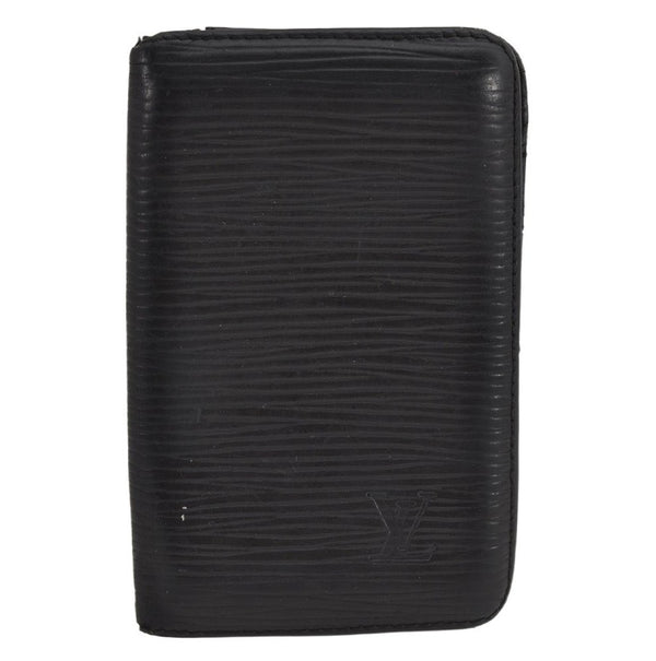 Authentic Louis Vuitton Epi Pochette Cartes Visite Card Case M56572 Black 8672J