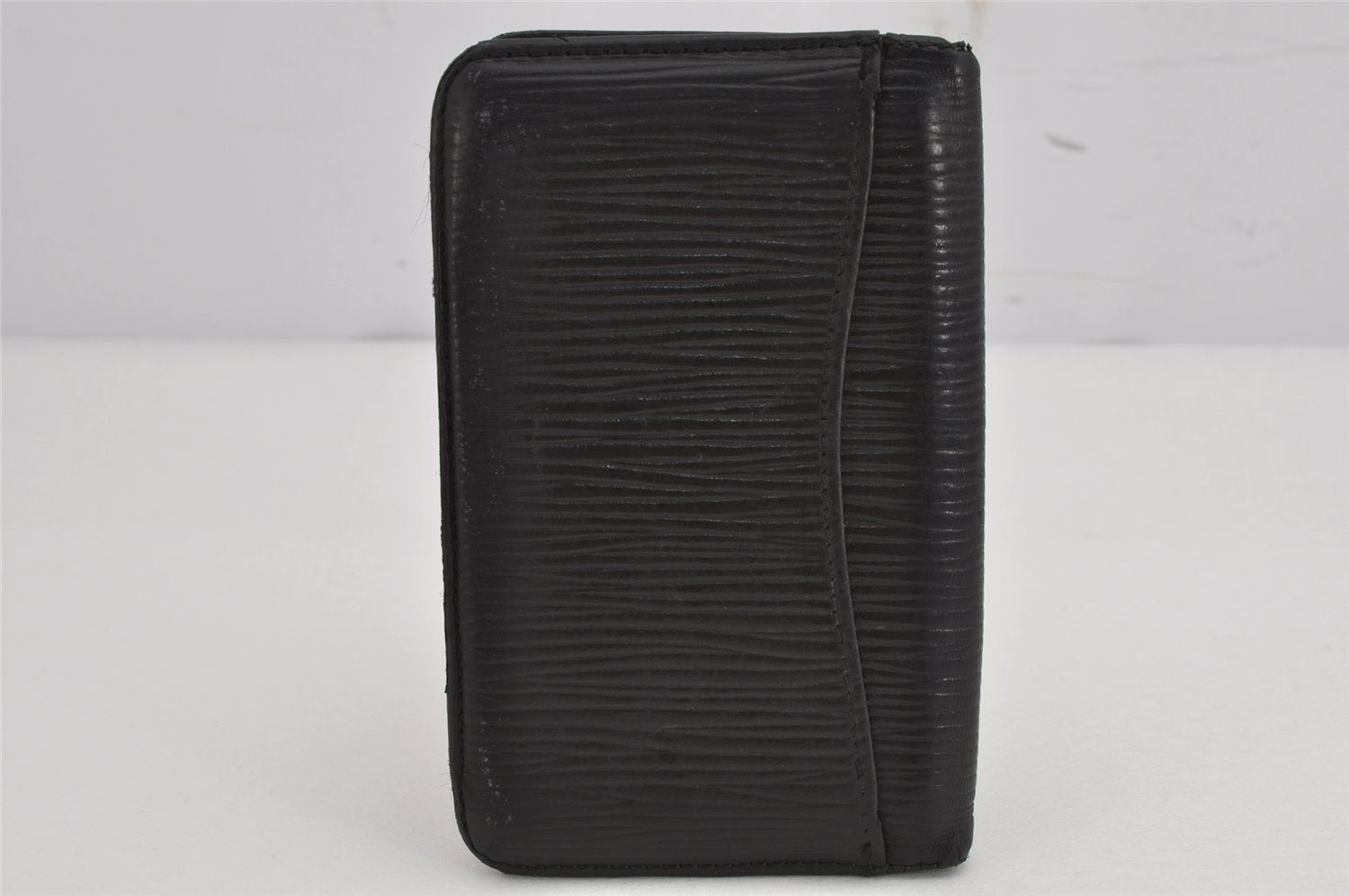 Authentic Louis Vuitton Epi Pochette Cartes Visite Card Case M56572 Black 8672J