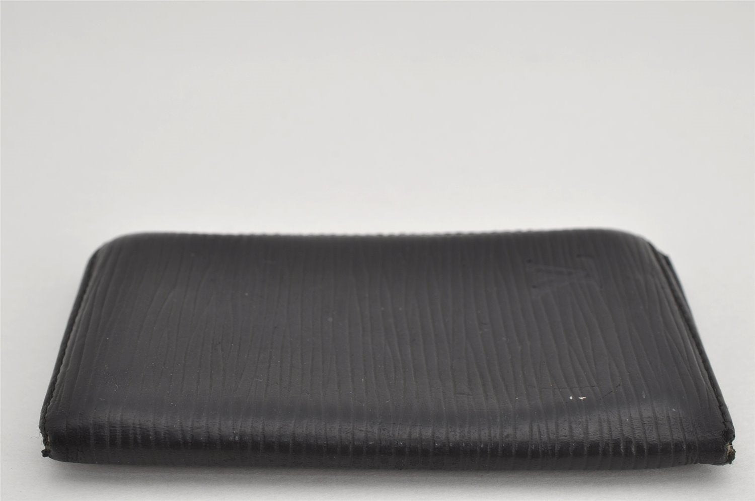 Authentic Louis Vuitton Epi Pochette Cartes Visite Card Case M56572 Black 8672J