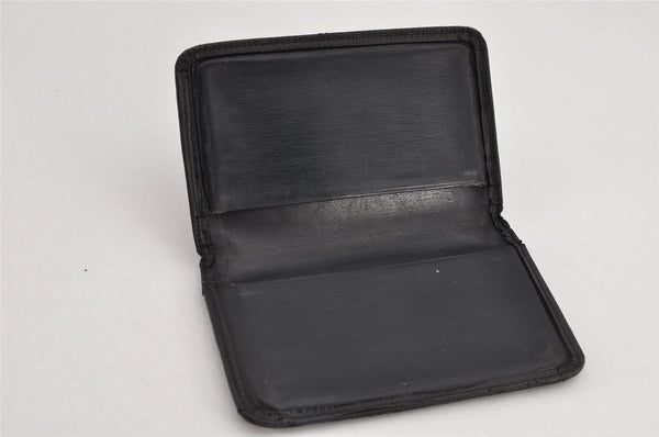 Authentic Louis Vuitton Epi Pochette Cartes Visite Card Case M56572 Black 8672J