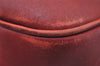 Authentic MIU MIU Vintage Leather Shoulder Hand Bag Red 8673I