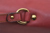 Authentic MIU MIU Vintage Leather Shoulder Hand Bag Red 8673I