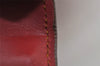 Authentic MIU MIU Vintage Leather Shoulder Hand Bag Red 8673I