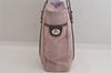 Authentic COACH Vintage Shoulder Tote Bag Purse Suede 8E93 Purple 8673M