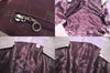Authentic COACH Vintage Shoulder Tote Bag Purse Suede 8E93 Purple 8673M