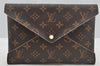 Authentic Louis Vuitton Monogram Pochette Kirigami Clutch Bag M62034 LV 8675I