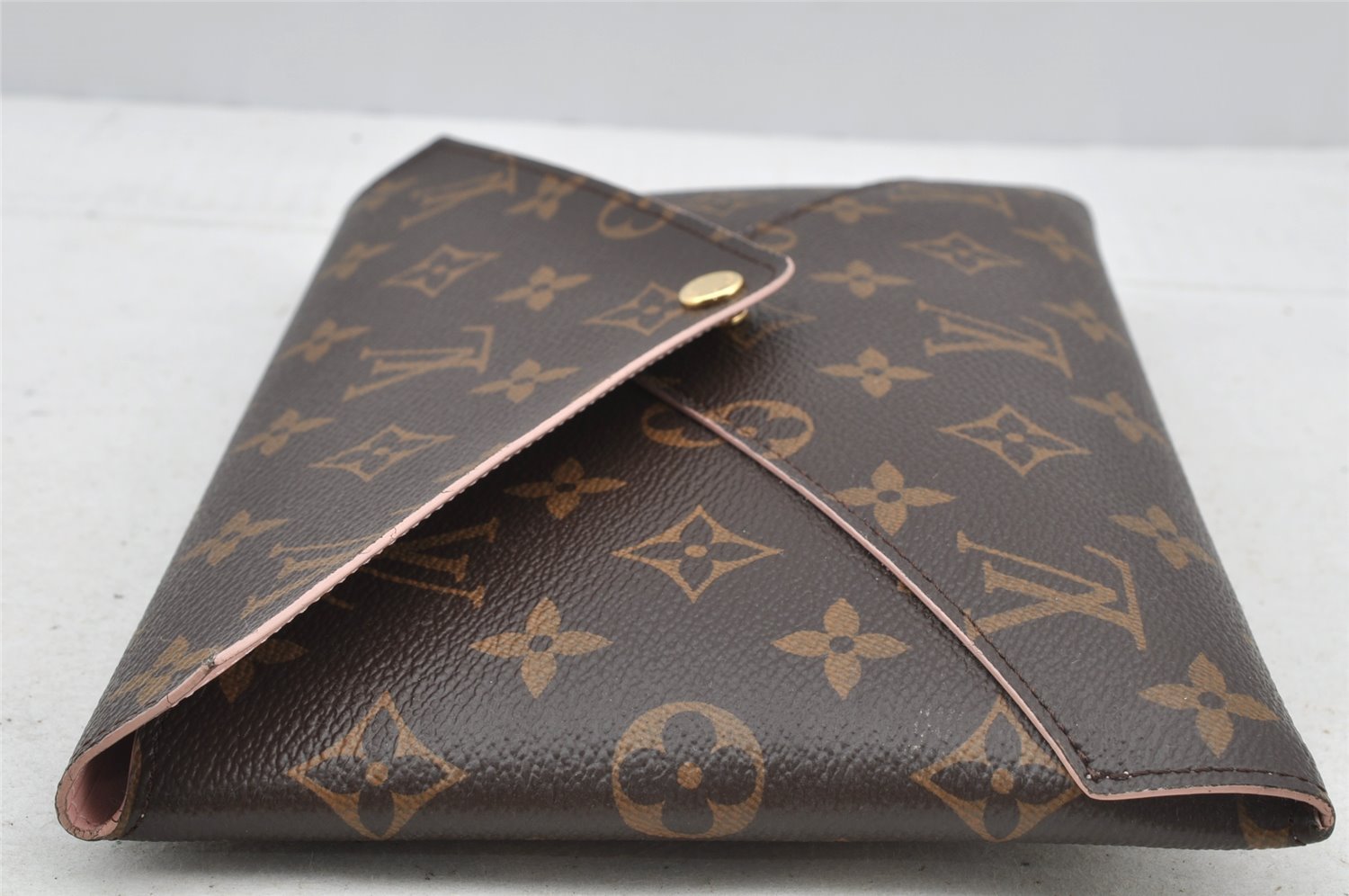 Authentic Louis Vuitton Monogram Pochette Kirigami Clutch Bag M62034 LV 8675I