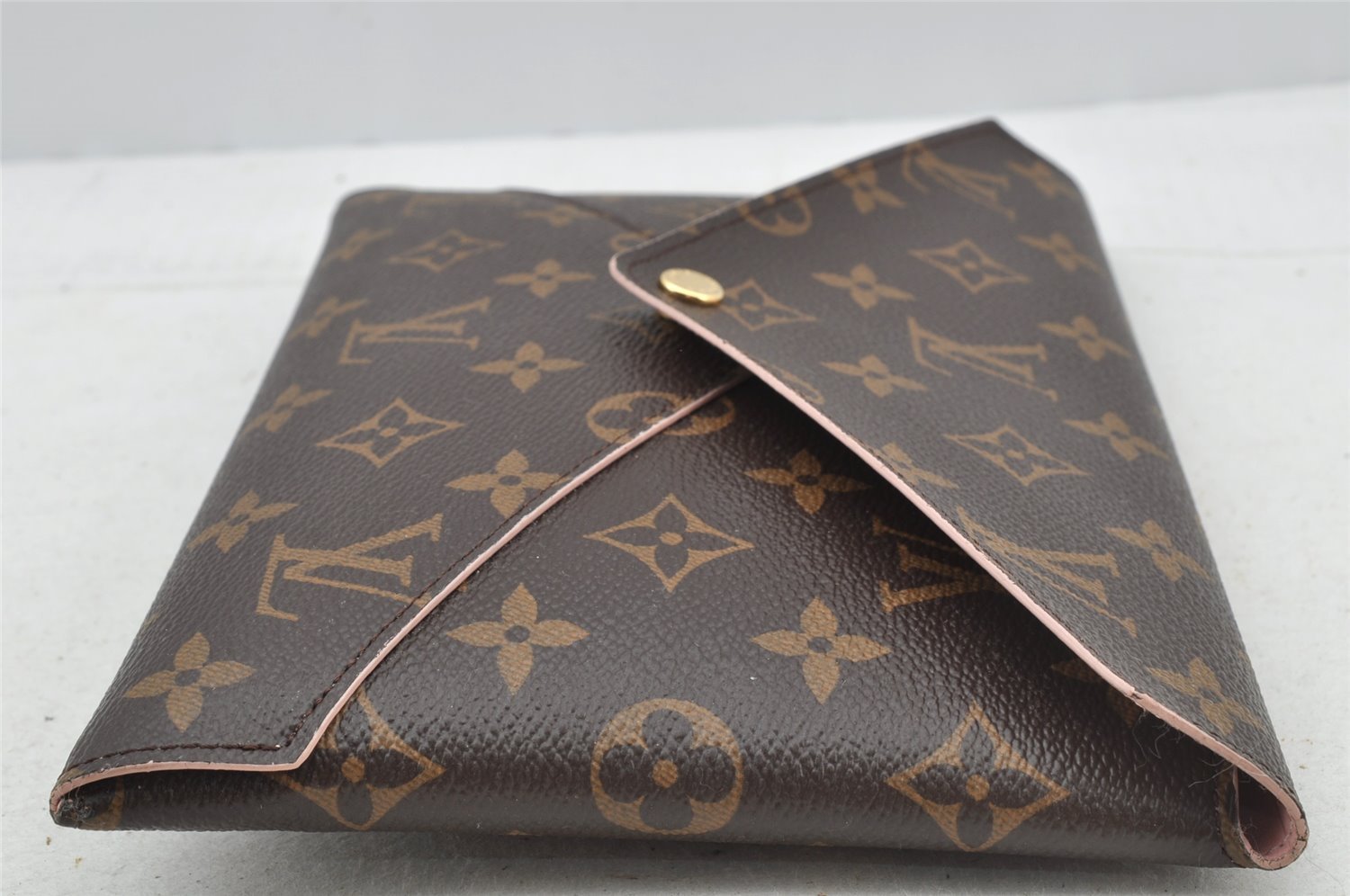 Authentic Louis Vuitton Monogram Pochette Kirigami Clutch Bag M62034 LV 8675I