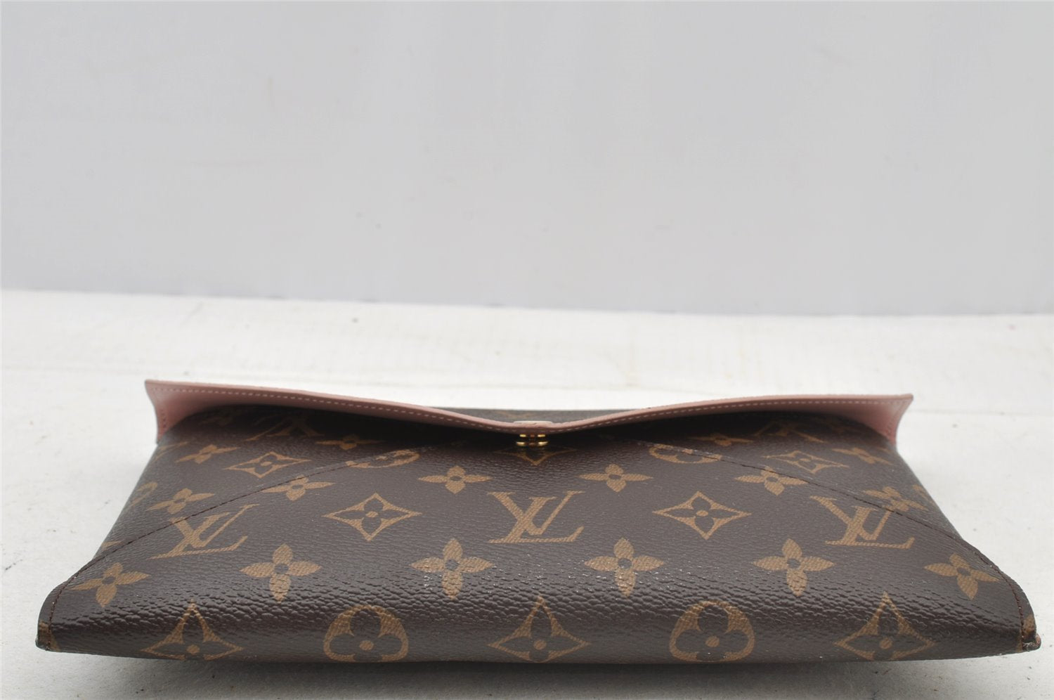 Authentic Louis Vuitton Monogram Pochette Kirigami Clutch Bag M62034 LV 8675I