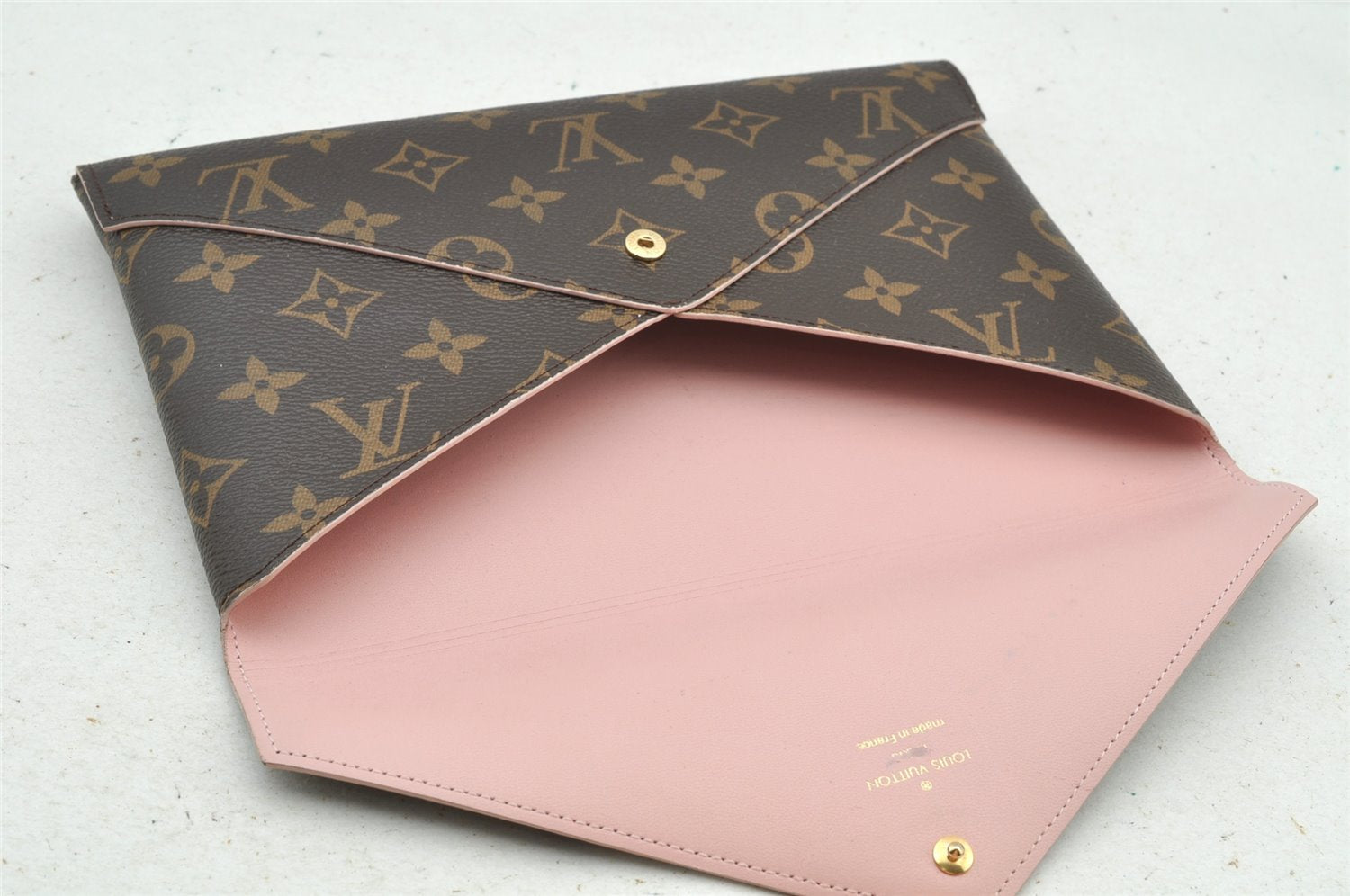 Authentic Louis Vuitton Monogram Pochette Kirigami Clutch Bag M62034 LV 8675I