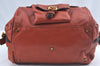 Authentic Chloe Vintage Paddington Leather Shoulder Hand Bag Red 8676I