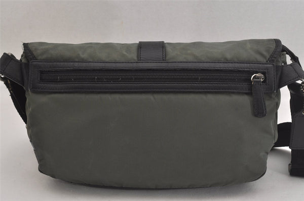 Authentic COACH Vintage Shoulder Cross Body Bag Purse Leather F71238 Khaki 8676M
