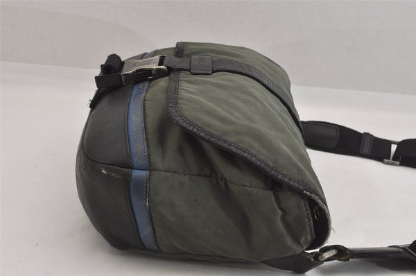 Authentic COACH Vintage Shoulder Cross Body Bag Purse Leather F71238 Khaki 8676M
