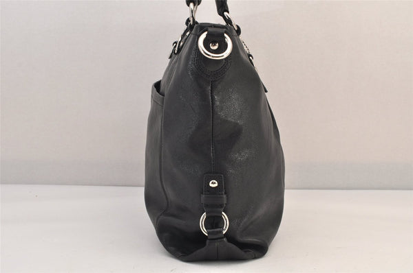 Authentic COACH Vintage 2Way Shoulder Hand Bag Purse Leather F15444 Black 8677M