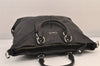 Authentic COACH Vintage 2Way Shoulder Hand Bag Purse Leather F15444 Black 8677M